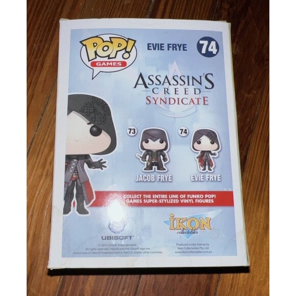 Funko Pop! Games: Assassin's Creed Syndicate - Evie Frye #74 Vinyl NEW - Picture 1 of 3